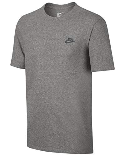 Image of Nike Men Tee Club T-shirt - Dark Grey Heather/Cool Grey, X-Large