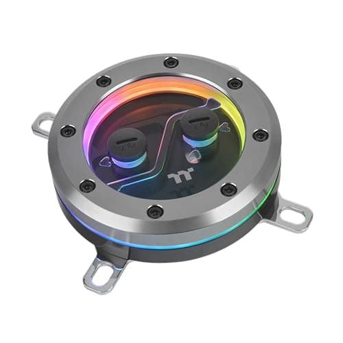 Image of Thermaltake Pacific SW1 Plus CPU Water Block, Temperature Sensor, LGA 1700 / AM5 Compatible, 12 Addressable LEDs, TT RGB Plus Software Control, CL-W379-CU00SW-A