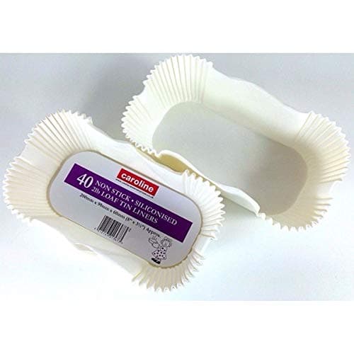 Image of Caroline Silver Paper Disposable Loaf Tin Liners (40) 2lb Everyday Baking