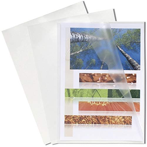 Image of Exacompta - Ref 58500E - Grained PP Cut Flush Folders (Pack of 100) - 220 x 310mm in Size, Suitable for A4 Documents, 120 Micron Polypropylene, L-Shaped Opening - Crystal Clear