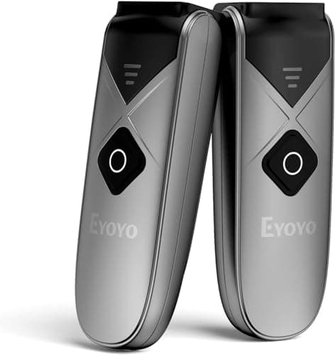 Image of Eyoyo Bluetooth 2D & 1D Barcode Scanner, Compact Wireless Mini yet Potent Barcode Reader featuring 2.4G Wireless, Bluetooth & USB Wired Connectivity, QR Code Scanner Compatible with Phones, Tablets