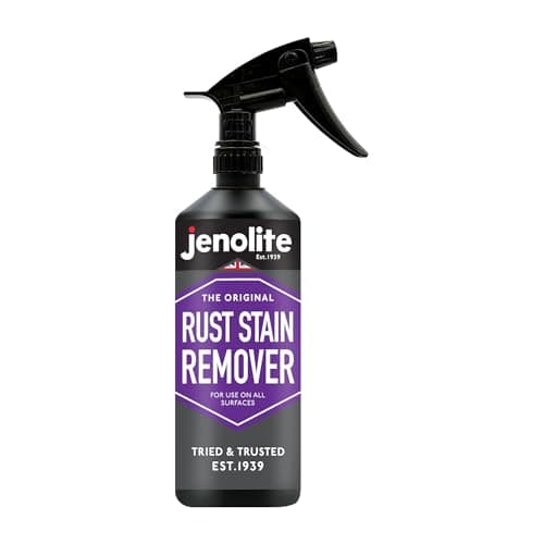 Image of JENOLITE Rust Stain Remover | FAST ACTING | Multi-Surface Rust Stain Remover | Interior & Exterior Use | Driveways, Patios, Tiles Walls, Bathrooms | Spray On and Wipe Clean | 500ml