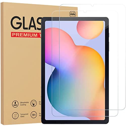 Image of Gerutek [2-Pack Screen Protector for Samsung Galaxy Tab S6 lite 10.4" 2024/2022/2020, SM-P620/P625/P613/P619/P610/P615 [Ultra Clear] [Anti Scratch] [9H] for Galaxy Tab S6 Lite Tempered Glass Film