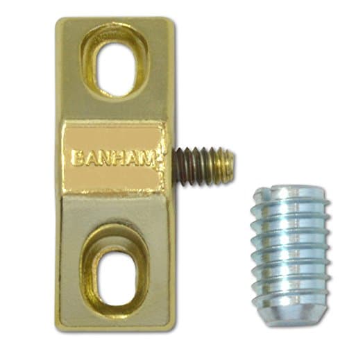 Image of Banham W106 Casement Window Lock - GOLD Bagged