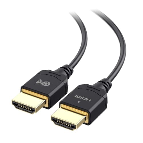 Image of Cable Matters [Ultra High Speed HDMI Certified] 48Gbps Ultra Thin HDMI 2.1 Cable - 1.5m, Supports [8K@60Hz, 4K@240Hz, HDR & Dolby Vision], Slim HDMI Cable for PS5, Xbox Series X/S, Apple TV