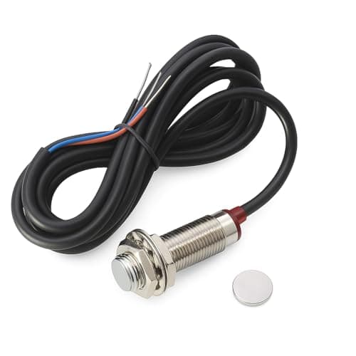 Image of Gebildet 12mm Hall Effect Proximity Sensor Inductive Switch NPN NO(Normally Open) with Magnet DC5-30V NJK-5002C,Detecting Distance: 10mm
