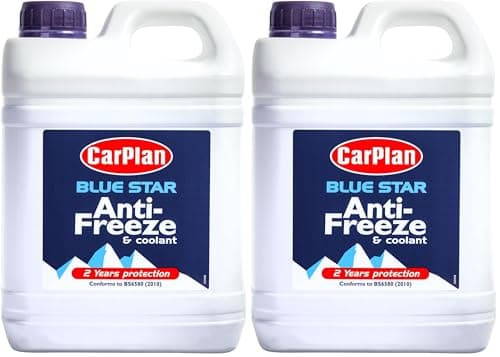Image of CarPlan Blue Star Antifreeze & Coolant, 2 L (Pack of 2)