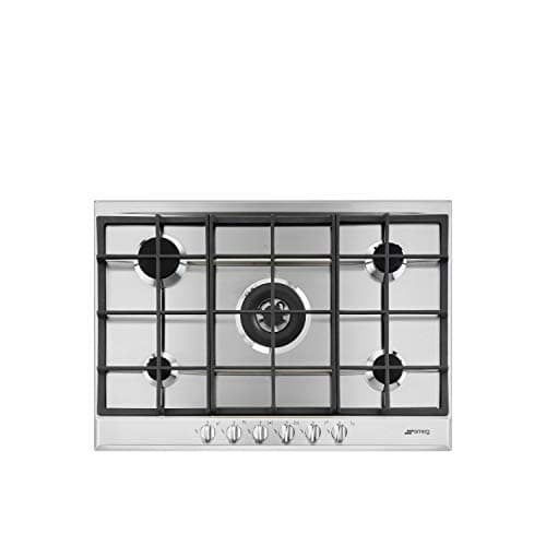 Image of Smeg Cucina 70cm 5 Burner Gas Hob - Stainless Steel