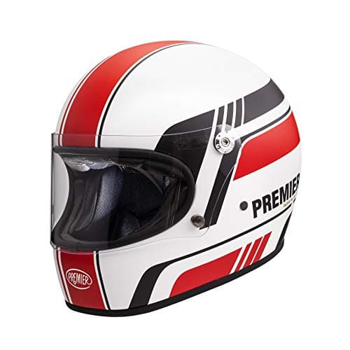 Image of Premier HELMET TROPHY BL 8 BM,WHITE/RED/BLACK,S