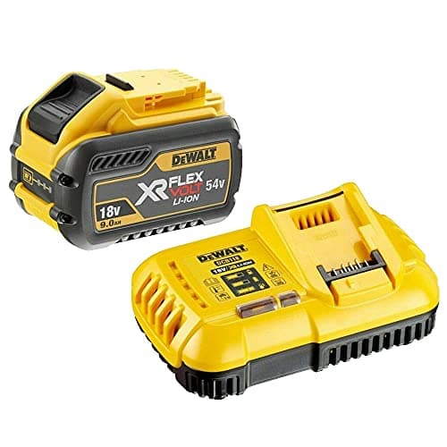 Image of Dewalt DCB547 18v / 54v XR Flexvolt 9.0Ah Battery with DCB118 Fast Charger