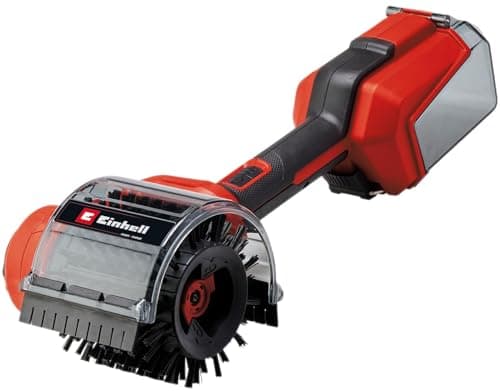 Image of Einhell PICOBELLA 18/90 Power X-Change Surface Brush (18 V, Cordless Cleaning Brush, Spray Protection, Includes 2 Brushes, 3 Cleaning Pads, Wall Mount, Battery Not Included)