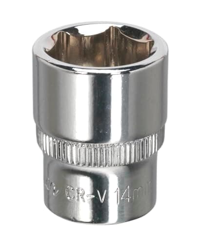 Image of Sealey Sp1414 Walldrive Socket 14Mm 1/4Sq Drive Fully Polished