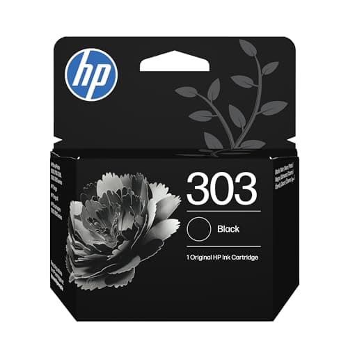 Image of HP 303 Black Original Ink Cartridge (T6N02AE) - Works Envy 6200, 7100, 7800 series, Envy Photo 6200, 7100, 7800 series, Tango Tango X,
