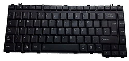 Image of BRAND NEW FOR TOSHIBA EQUIUM A200 NOTEBOOK LAPTOP ENGLISH KEYBOARD UK LAYOUT BLACK COLOUR