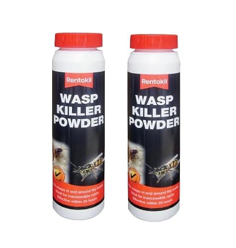 Image of SK INFINITY | Rentokil Wasp Nest Killer Powder Wasps Nests in & Around The Home & Garden Fast Action in 24 Hours 150g (2 - Packs)