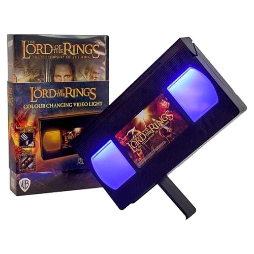 Image of Merchoid Lord of the Rings Rewind Light – Officially Licensed LED Projector Lamp, Middle-Earth Decor, Great Gift for LOTR Fans