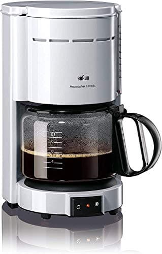 Image of Braun KF47 WH Braun KF47 White 10-Cup Coffee Maker, 220V (Non-USA Compliant), White