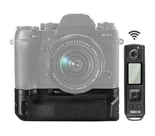 Image of Battery Grip Compatible with Fujifilm X-T1 with Wireless Timer Remote Shutter Release Similar to VG-XT1 MK-A7 II Pro Battery Grip Perfect for Portrait Format