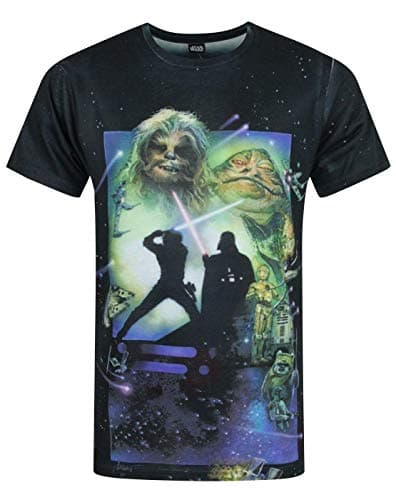 Image of Star Wars Return of The Jedi Sublimation Men's T-Shirt White