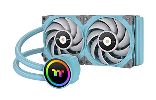 Image of Thermaltake TOUGHLIQUID 240 ARGB Sync All-In-One Turquoise Watercooling | 5V addressable | silent 120mm PWM fan | for Intel and AMD sockets | LGA-1700 | turquoise
