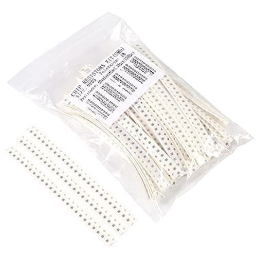 Image of AITRIP 60 Values 0805 SMD Resistor Kit, 1500PCS 0 Ohm -10M Ohm 1/8W SMD Chip Resistors Kit for DIY and Experiments (60 Values x 25pcs, from 0 to 10M ohm)