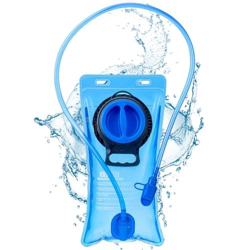 Image of HIULLEN 2L Hydration Bladder, Water Bladder, Leakproof Water Reservoir, Large Opening Water Reservoir for Bicycling Hiking Camping Biking Running