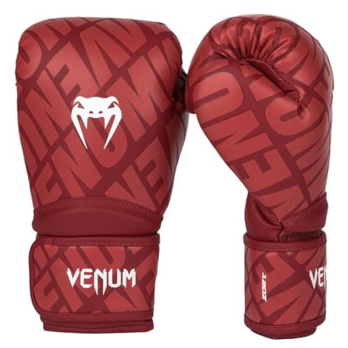 Image of Venum Contender 1.5 XT 3D Boxing Gloves - Cherry Red-White 14-Ounce