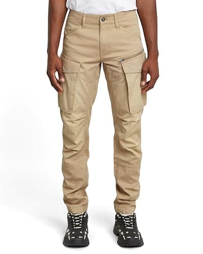Image of G-STAR Men's Rovic Zip 3D Regular Tapered Pants, Brown (Lion D02190-c962-1610), 36 W/36 L