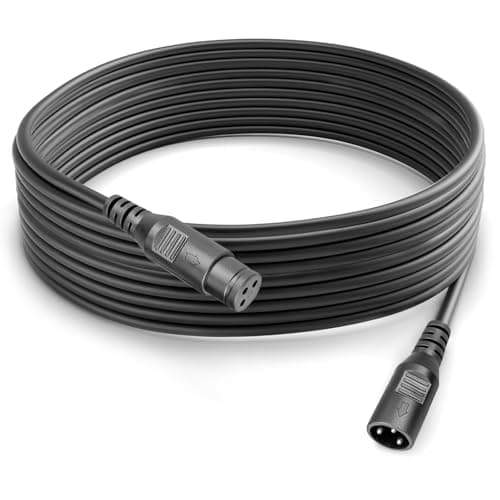 Image of DMX Cable Pack 5m XLR Male to Female, 3-Pin Connector for Stage Lights, LED Par, Moving Head Light Signal Connection