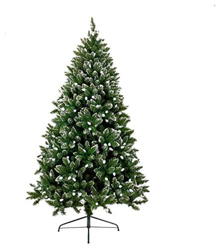 Image of Premier Decorations 7ft Rockingham Pre-Lit Christmas Tree - Green