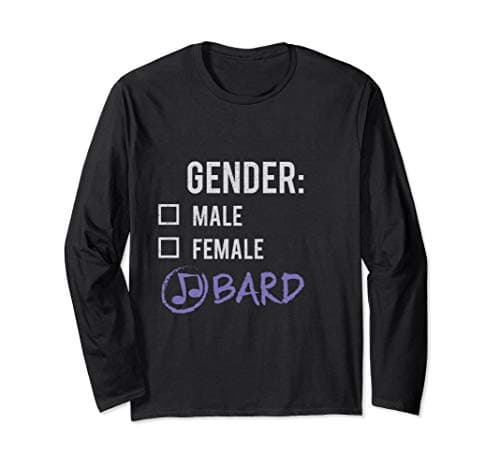 Image of Gender: Bard! Long Sleeve T-Shirt