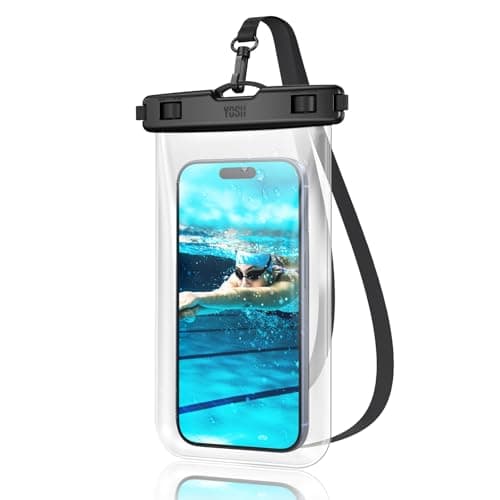 Image of YOSH Waterproof Phone Pouch [Borderless Design], IPX8 Waterproof Phone Case for Swimming, Underwater Case for iPhone 17 Air 16 15 14 13 Pro Max Samsung S26 S25 S24 S23 Ultra Xiaomi 17 15 up to 7.2"