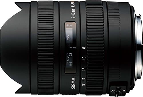 Image of Sigma 8-16mm f4.5-5.6 DC Lens for Sigma Digital SLR Cameras with APS-C Sensors-Black