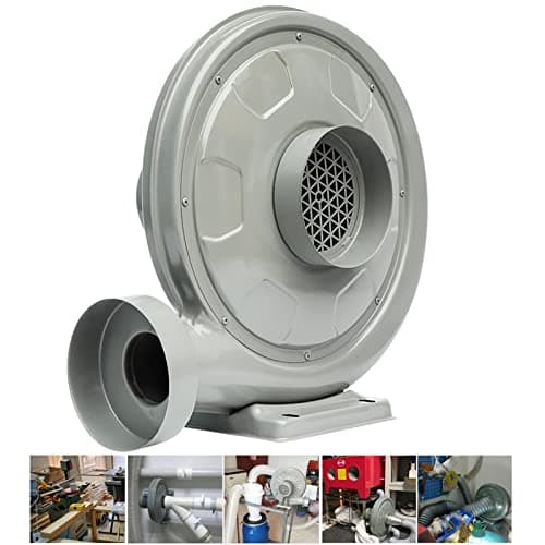 Image of High Power Woodworking Dust Extractor with Laser Engraving Ventilation System Ø100mm 750W