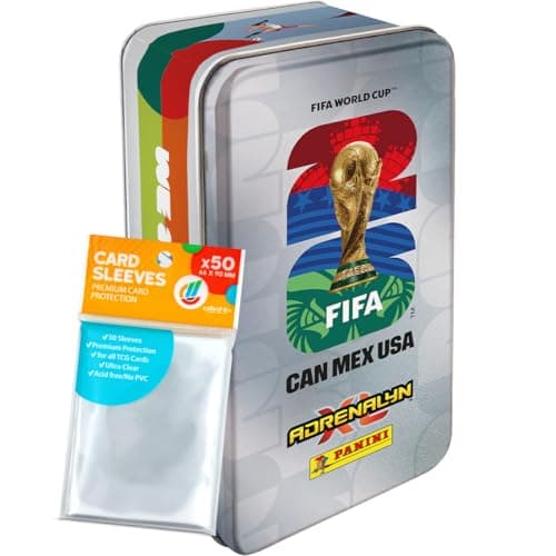 Image of FIFA World Cup Adrenalyn XL 2026-1 Random Tin Box (Original) + Exclusive Collect-it Cases (Own Brand Bundle)