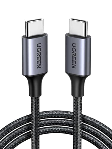 Image of UGREEN USB C to USB-C Charger Cable 60W Type C to C Lead Fast Charging Compatible With iPhone Air/17/16 Pro Max, Galaxy S25 Ultra, Pixel 9, iPad Pro 2024/Air 5, MacBook Pro (1M)
