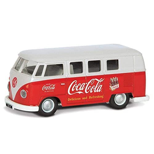 Image of Corgi Diecast Model Cars - CC02732 Coca Cola Early 1960's VW Camper - Men, Women & Kids Souvenir Gifts from UK - Small Die Cast Toy Car Models for Boys, Gift for Motor Enthusiasts