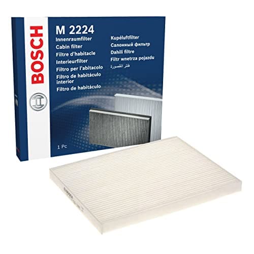 Image of Bosch M2224 Standard Cabin Filter, Replacement Filter - Filters Pollen and Dust for Cleaner Air Inside the Vehicle