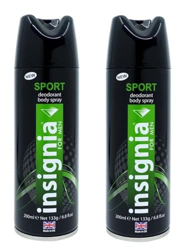 Image of 2× Insígniā - Sport - Deodorant Body Spray - For Men | 200mL Each [TWIN PACK]