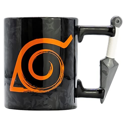 Image of ABYSTYLE Naruto Kunai Konoha 3D Shaped Ceramic Novelty Coffee & Tea Mug