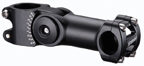 Image of BBB Cycling Handlebar Stem HighSix | Ø 25,4 mm +40/-30 Degree Adjustable 110mm | E-bike Urban Cycling | Aluminium Steel | BHS-28