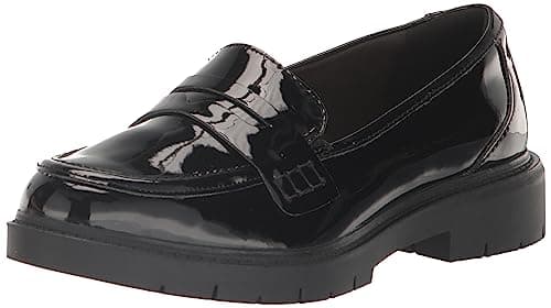 Image of Clarks Women's Westlynn Ayla Loafer, Black Patent Synthetic, 7 UK Wide