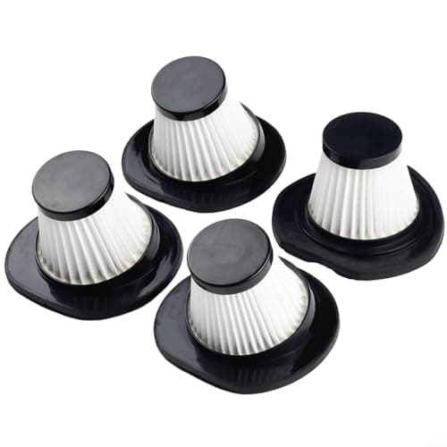 Image of 3/6Pcs Vacuum Filter Replacement Washable For VL189 Replacement Handheld Cordless Vacuum Filter,Washable And Reusable, White(4 PACK)