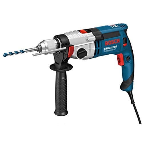 Image of Bosch Professional Impact Drill GSB 21-2 RE ( 110 V, Auxiliary handle, Depth stop 210 mm, Keyless chuck, Carrying Case)