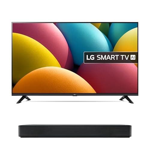 Image of LG 43LR60006LA (2024) 43-Inch Full HD HDR Smart TV bundle with SQM1 Bluetooth All-In-One Soundbar 2.0 Channel