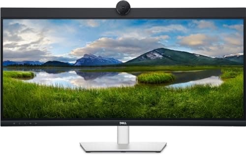 Image of Dell P Series P3424WEB computer monitor 86.7 cm (34.1") 3440 x 1440 pixels 4K Ultra HD LCD Black