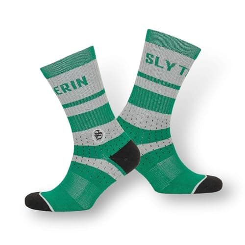 Image of Harry Potter Embroidered Mesh Slytherin Socks
