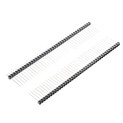 Image of Sourcingmap 30Pcs 2.54mm Pitch 40-Pin 20mm Length Single Row Straight Connector Pin Header Strip for Prototype Shield