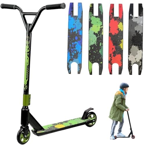Image of Trendi Pro 360° Spin Handlebar Freestyle Stunt Scooter with ABEC-7 Bearings | Durable Street Design for Boys, Girls & Teens Age 6+