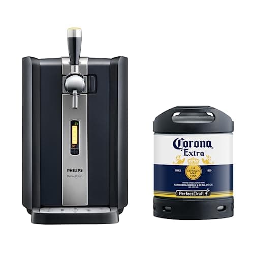Image of PerfectDraft beer bundle with Corona 6L keg, Philips home dispenser.